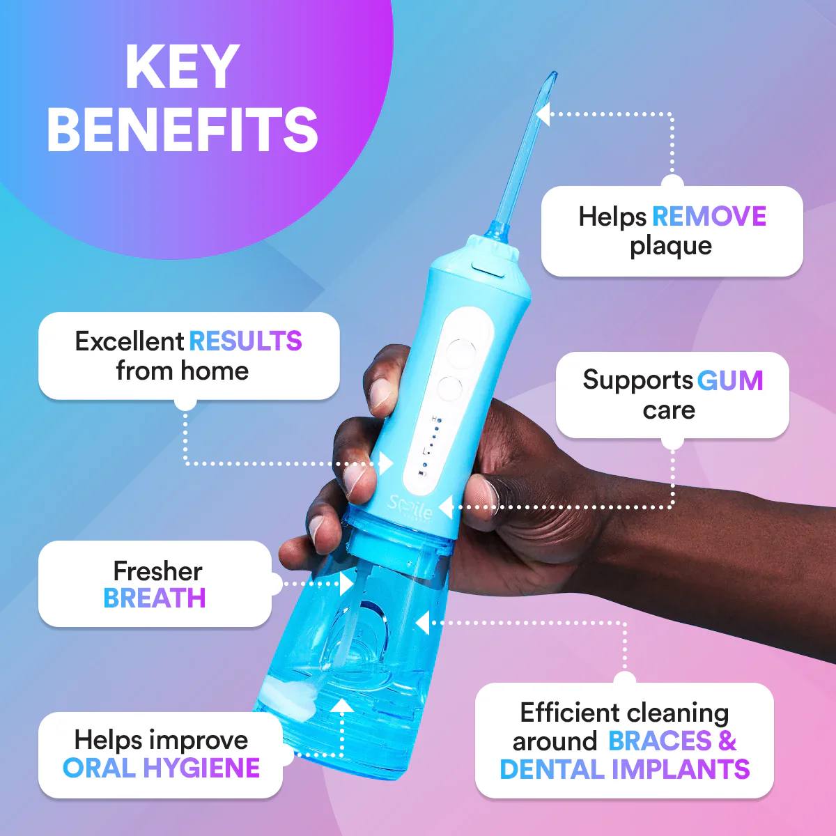 Dental Wireless 5-In-1 Water Flosser Pro - Image 7