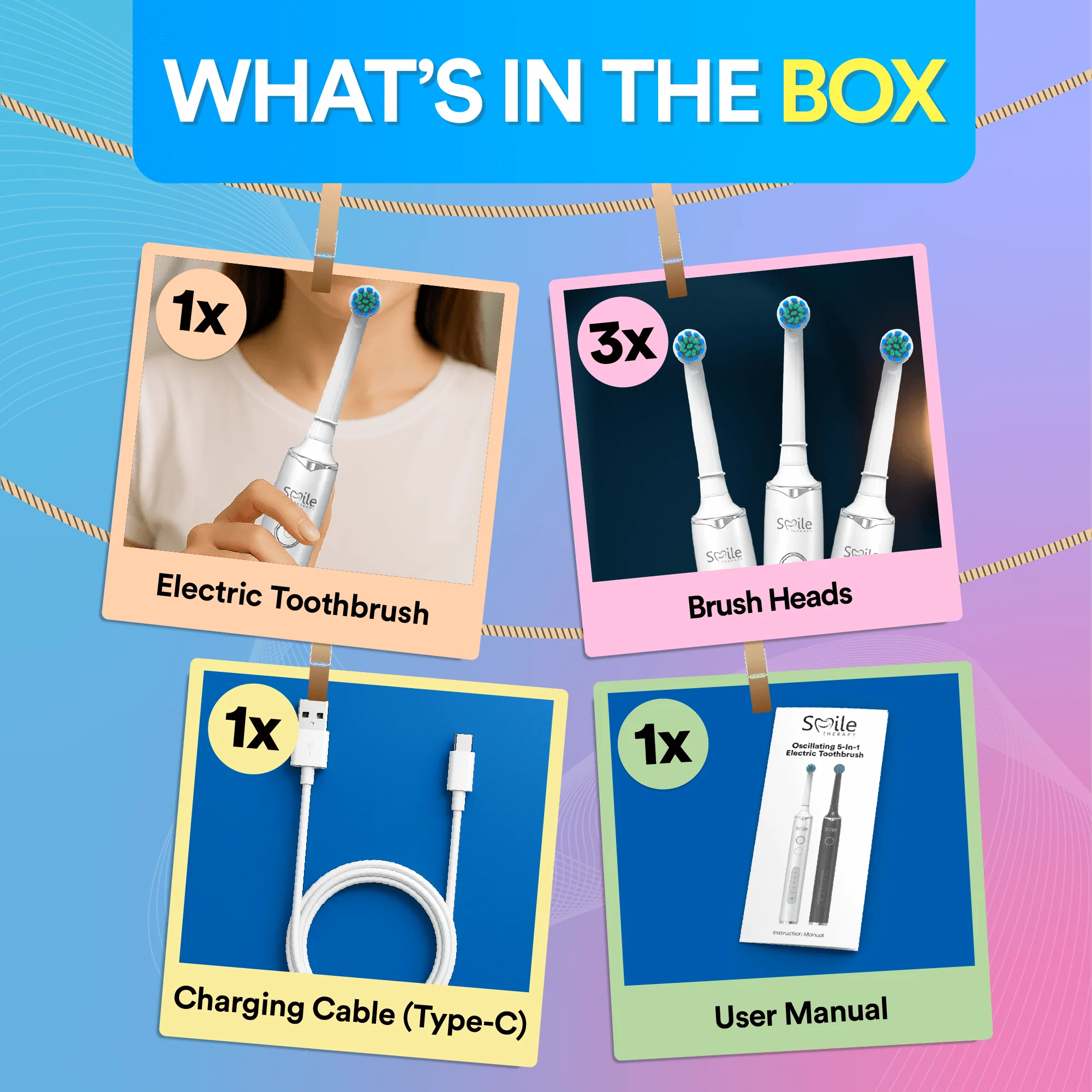 Oscillating 5-In-1 Electric Toothbrush - Image 17